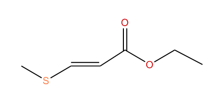 Ethyl (E)-3-(methylsulfanyl)-2-propenoate